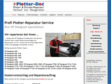 Tablet Screenshot of plotter-doc.de